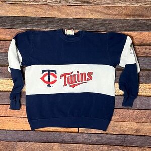 VTG Minnesota Twins MLB Baseball Nutmeg Mills 1987 World Series Sweatshirt